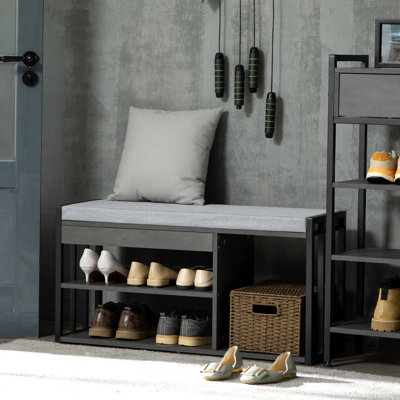 7 Pair Shoe Storage Bench