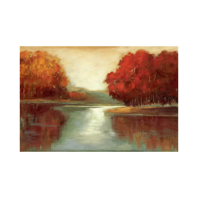 Vanilla Sky by Asia Jensen - Wrapped Canvas Painting