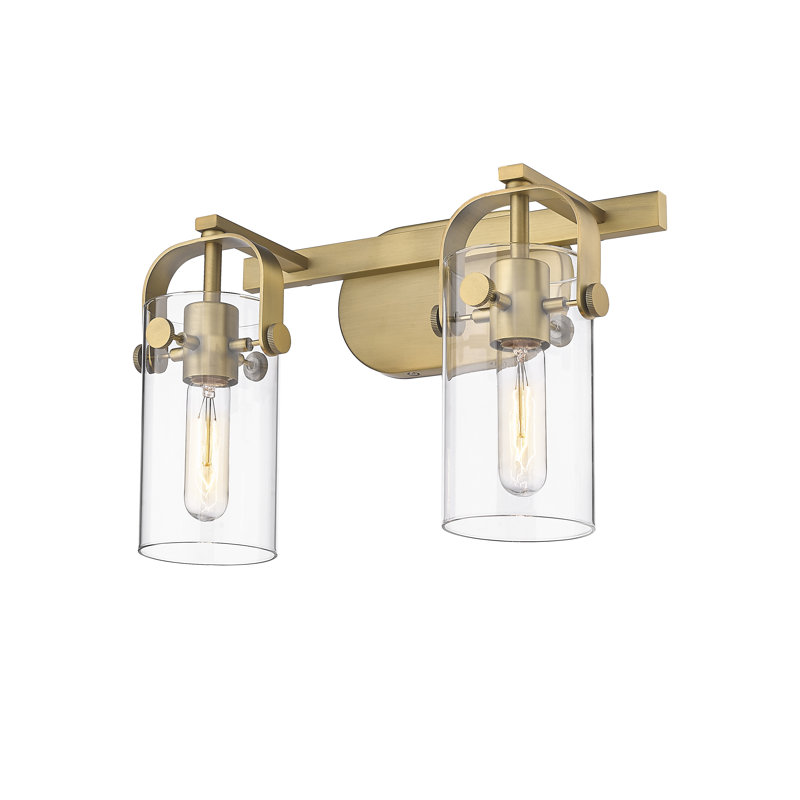 Éclairage pour meuble-lavabo mural 7 po Smethport, Transparent, Chrome poli, H 7 po x l 3,88 po x P 3,88 po