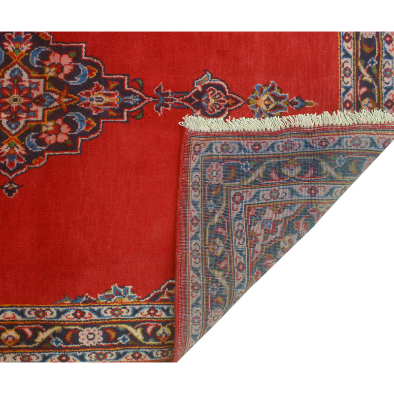 Tapis rouille finement délavé Alfonso