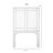 X And Diamond Headboard-21092787-21137860