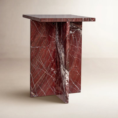 Rience Marble Top End Table