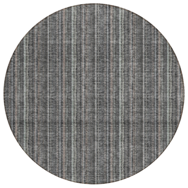 Chayden Area Rug, Rond 8 pi
