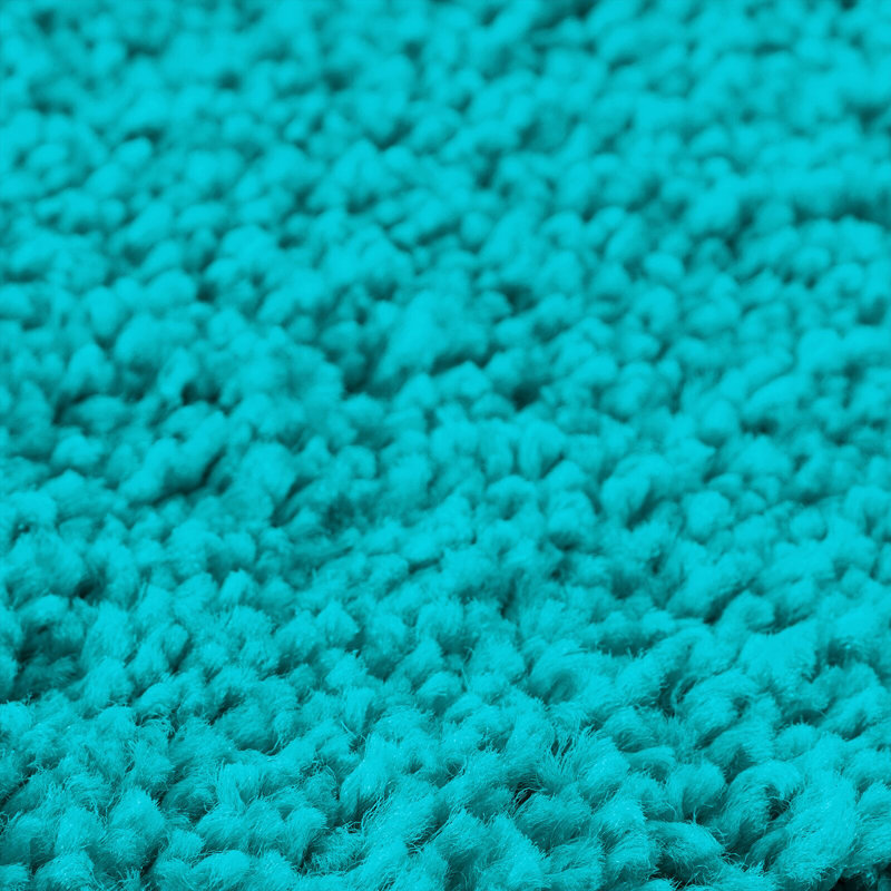 Bath Mat Rectangular Modern, 70cm, Turquiose, 120cm
