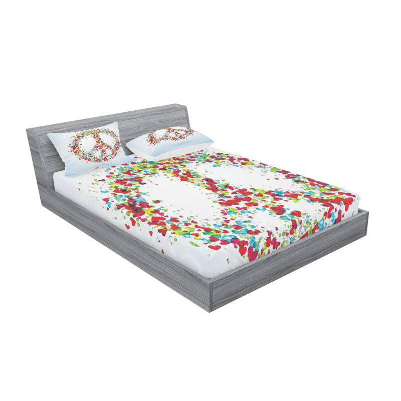 Microfiber Sheet Set, Full Sheet Set with Fitted Sheet