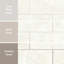 Carreau de porcelaine pour plancher et mur 23-1 / 2 po x 47-1 / 4 po Taj Mahal