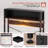 5-in-1 Entryway Bench Coat Rack with 12 Hooks and 3 Drawers-1099662721