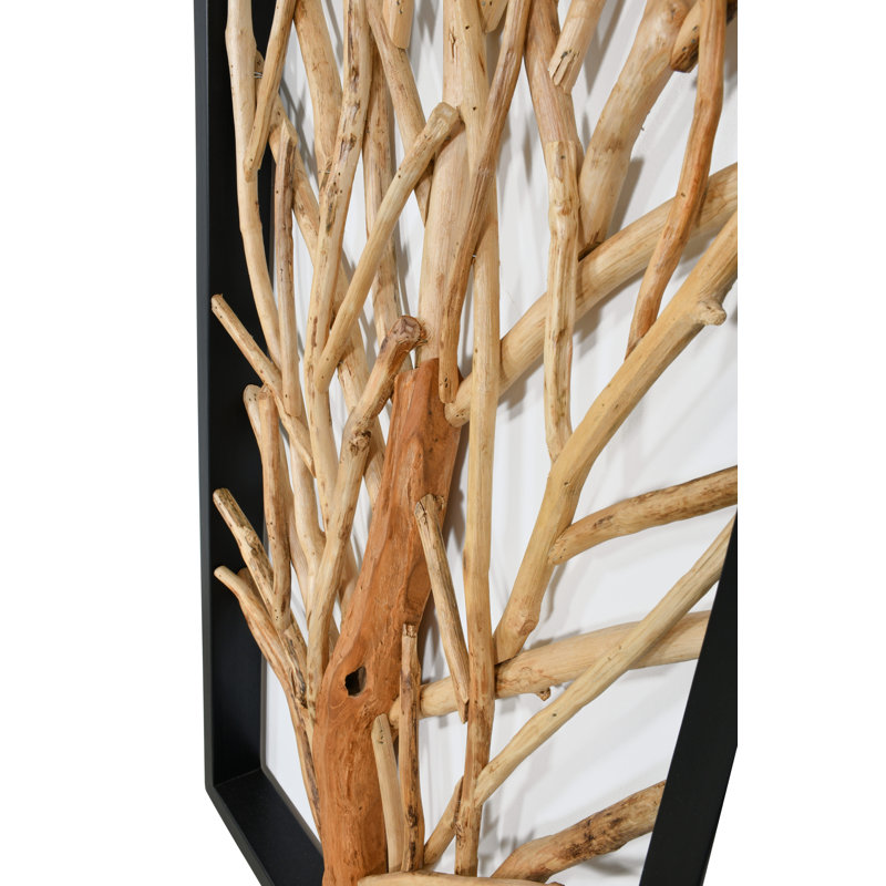 Petite suspension murale en teck