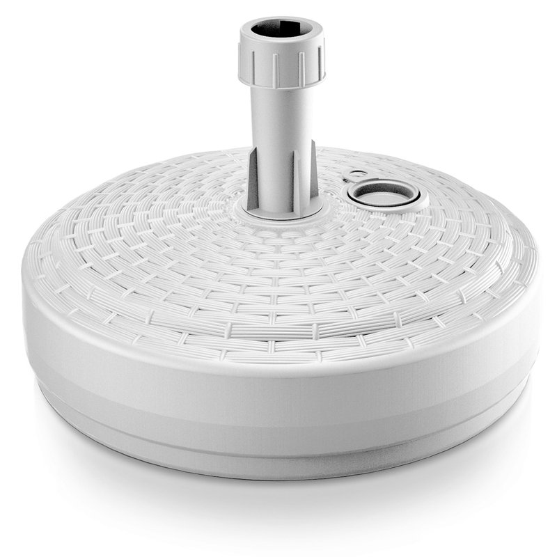 Kimberly 1kg Plastic Free Standing Umbrella Base, White