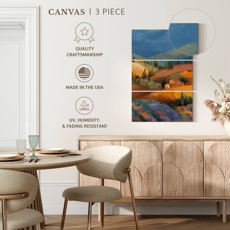 Alvord Tuscan Fields, 38" H x 24" W