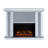 Lathrop Electric Fireplace in Mirrored