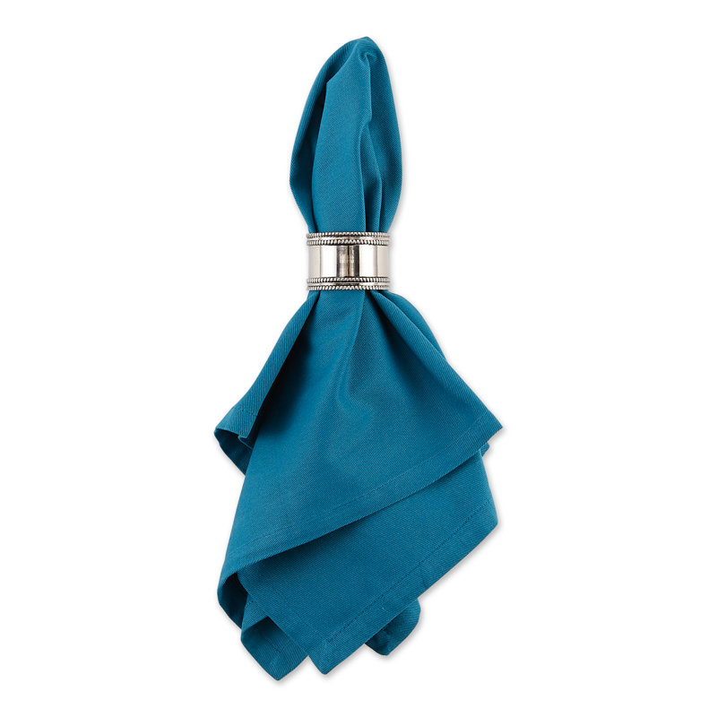 Desmand Cotton Square Napkin, Blue