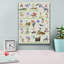 «Alphabet Animals» par Alicia Ludwig, art mural sur toile-1100793127