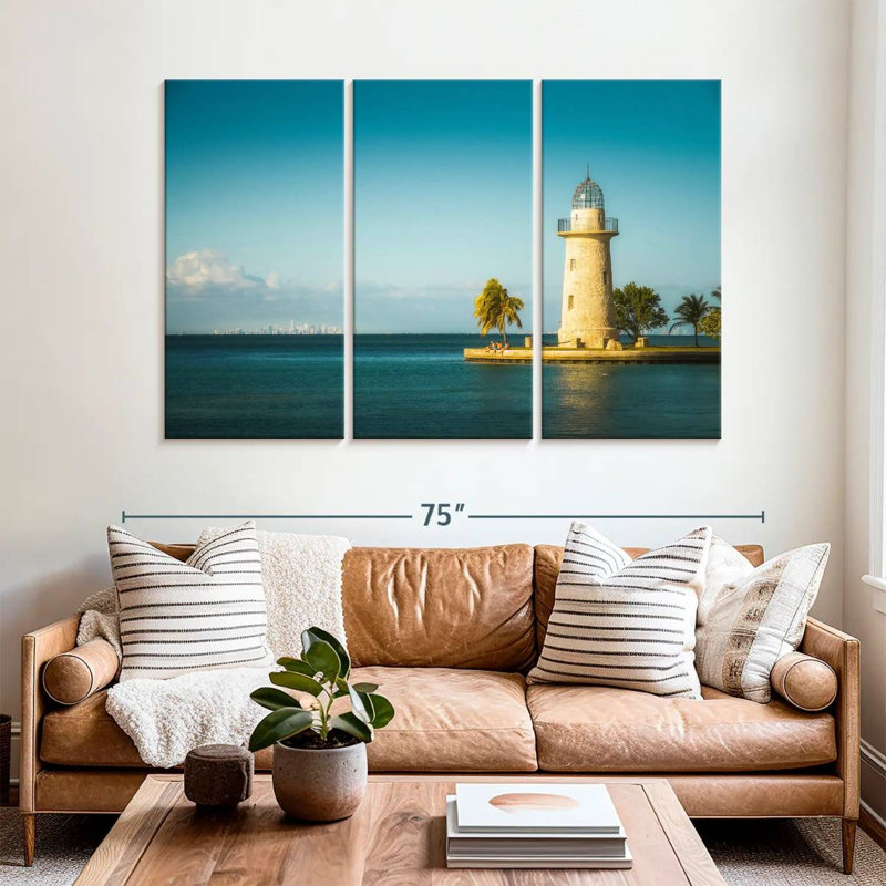 Aletra Boca Chita Lighthouse, 42" H x 65" W