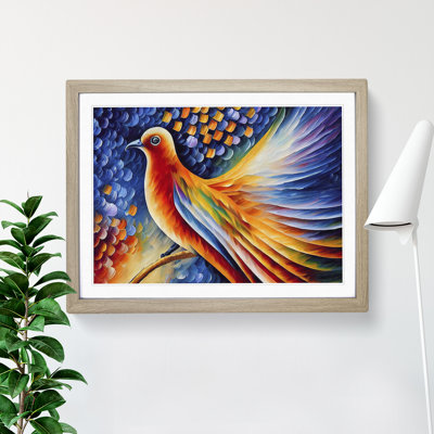 Dove Bird Vol.1 Abstract - Single Picture Frame Print