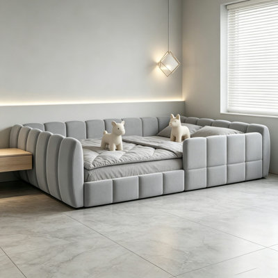 Full Upholstered Montessori Bed