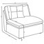 Canapé modulaire rembourré 5 pièces Garst-1818896529