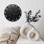 Décoration murale horloge rétro style univers tableau noir