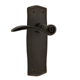 Prairie Plate Privacy (Bed & Bath) with Swan Lever