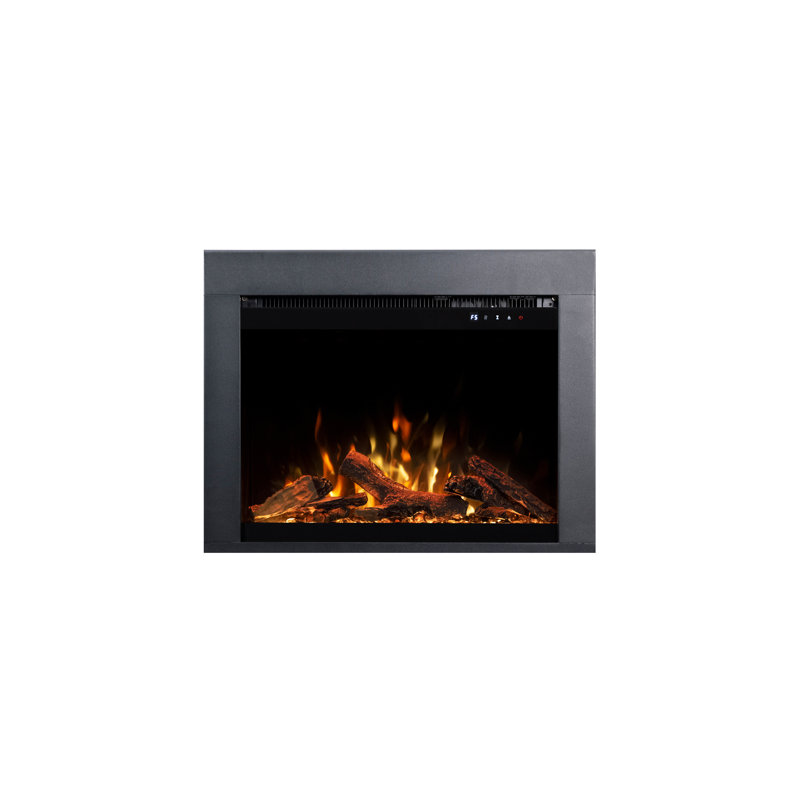 Fireplug Pro Smart Electric Fireplace Insert with Fire Crackle Sound, 22"H x 30"W x 7.88"D