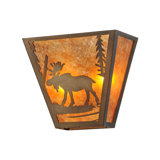 Rustic Lodge 2 - Light Flush Mounted Sconce