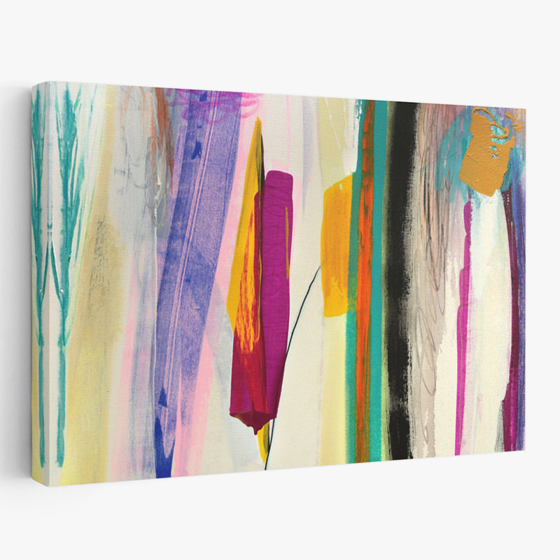 Jardin 2 - Art abstrait, H 24 po x l 16 po