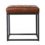 Repose-pieds carré standard en similicuir touffeté de 18,5 po Bhorelal