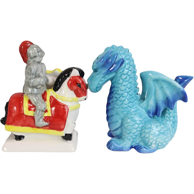 Figurine Andreiu Saint George le chevalier et la bête dragon