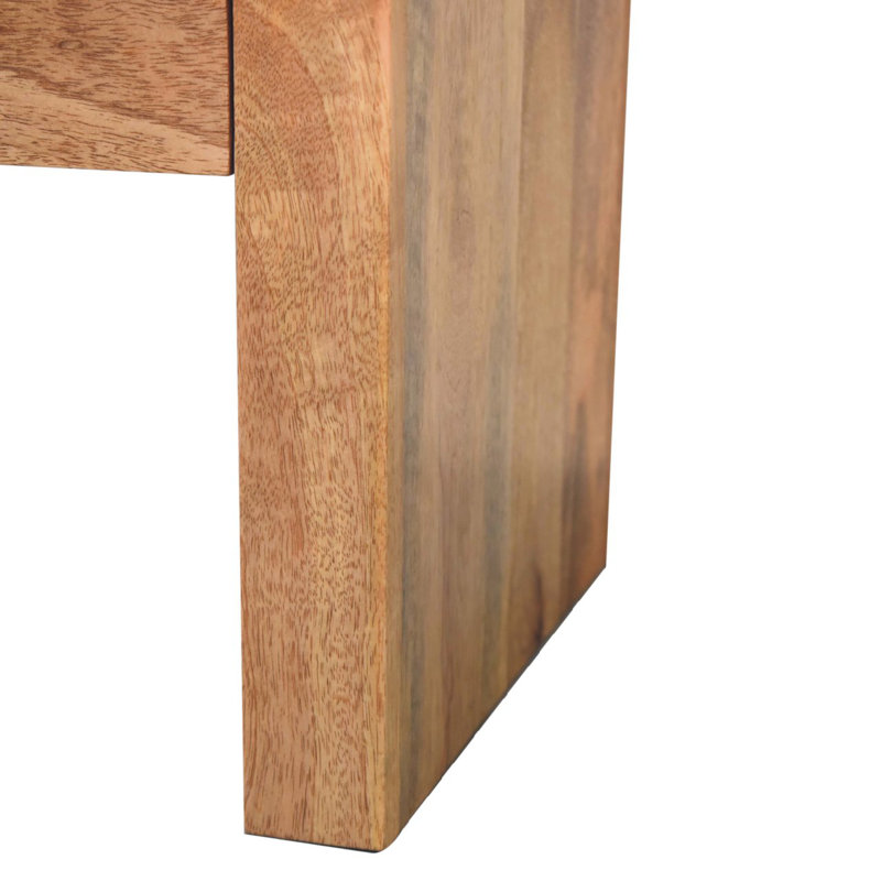 Aviance 17.7'' W Solid Wood Nightstand, Beige