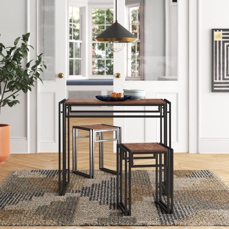 Chappelle 2 - Person Dining Set, Dark Oak