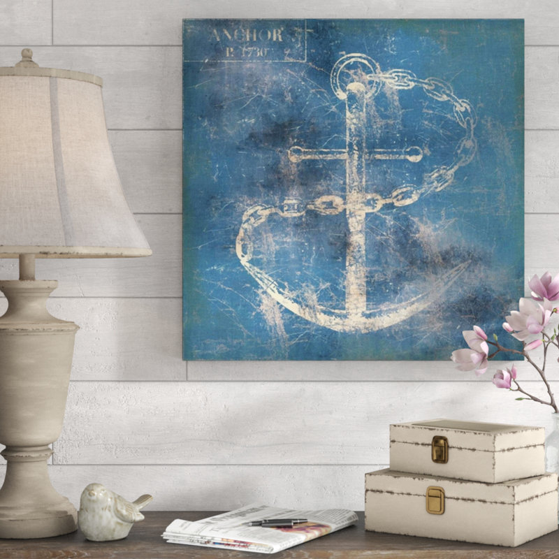 «Maritime I» par Zoey Riley - impression, H 24 po x l 24 po x 1,5 po, Extérieur