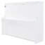 Lit de taille avec bureau hydraulique, espace pour les petits espaces, structure solide assurant la stabilité, rangement intégré et matelas, charnières murales pour matelas de 10 pouces, pratique, poids de 600 lb-166403616-166403617