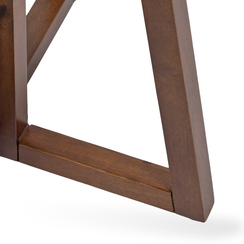 Table de bout Mayflower, Noyer brun, Brun, H 22 po x l 18 po x P 18 po