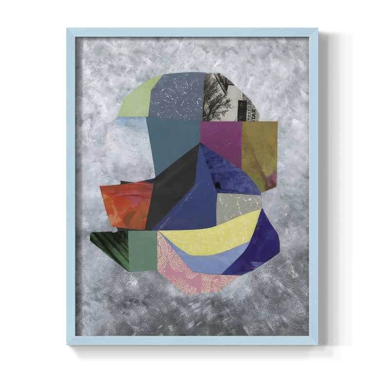 Beyond the Mirage II Framed Print - Solid Wood
