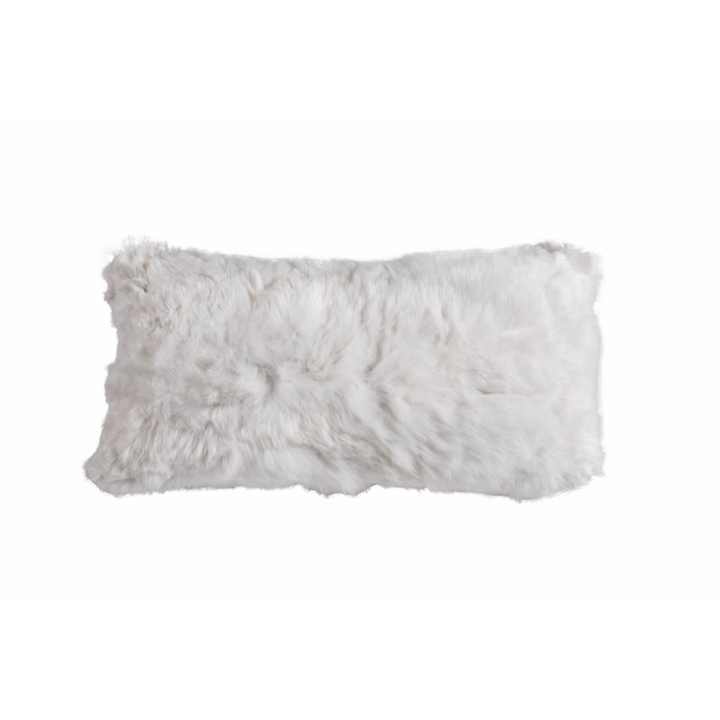  Alpaca Rectangular Pillow Cover & Insert, Ivory