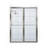 Newport Series 50" x 70" Bypass Framed Shower Door-38785727-38785726