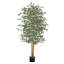 Faux arbre artificiel 6 pi avec plante noire