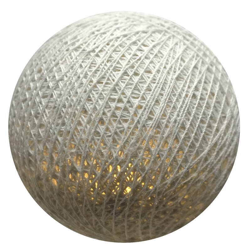 Misti LED Cotton Ball String Light, 20 Lamps - 5 Metre Long