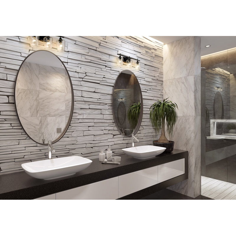 Dahlya 3 - Light Dimmable Vanity Light, Matte Black