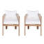 Stylish Durable Outdoor Dining Chairs Set of 2