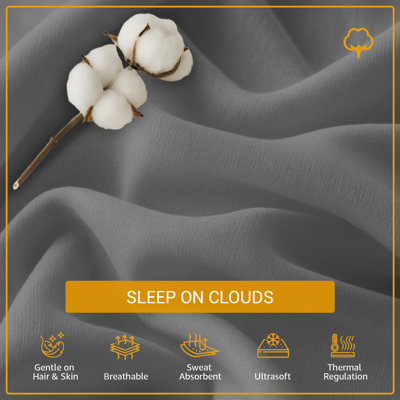 100% Cotton Flatweave Pillowcase Case Pack