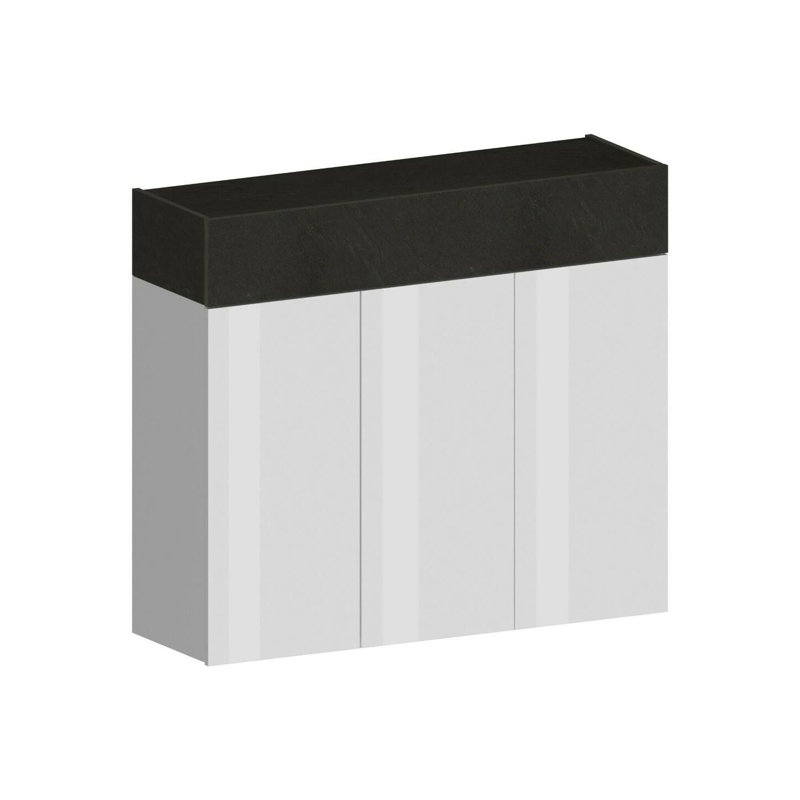 15 Pair Shoe Storage Cabinet, Black