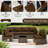 14 Pcs Outdoor Cushion Slipcovers All-Weather Patio Cushion Covers For Outdoor Furniture, Covers Only-1151527094