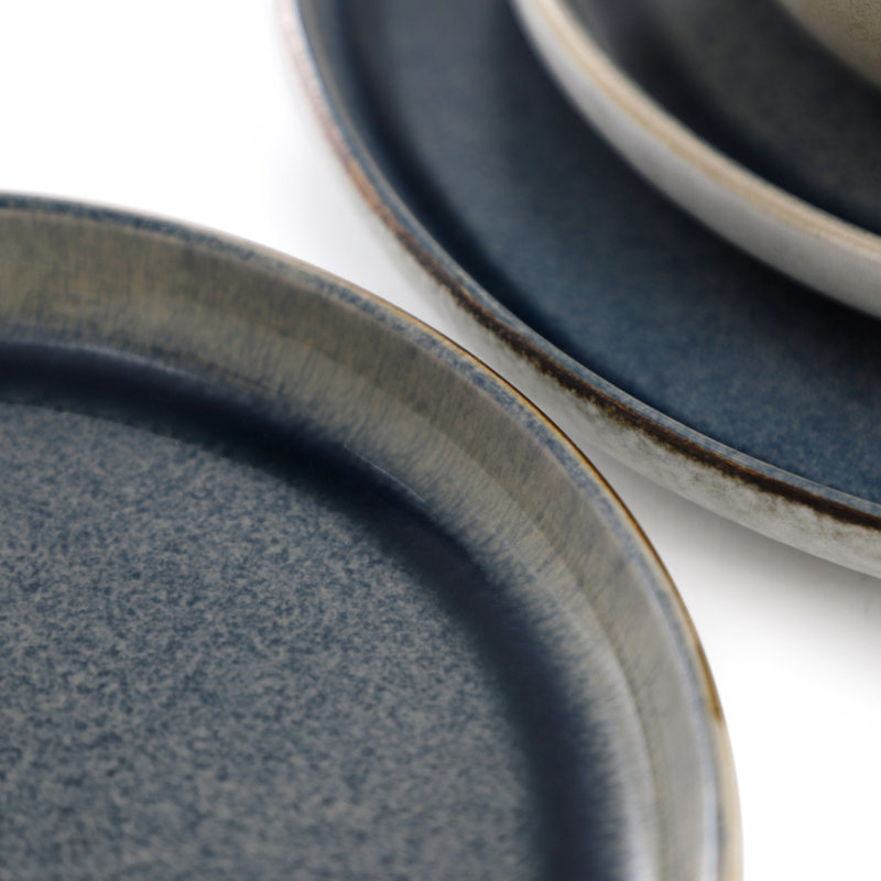  Service de table en grès 12 pièces Earnestville, Blue