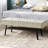 39.4" Corduroy Upholstered Bench-951263294