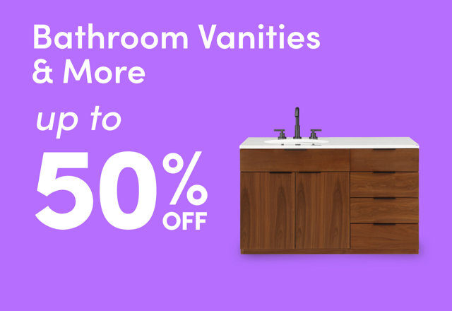 Deals on Bathroom Vanities & More