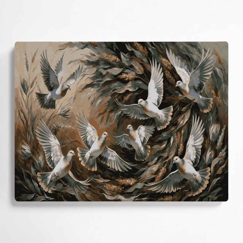 Oiseaux, art mural Cape Turtle Dove, H 11 po x l 14 po