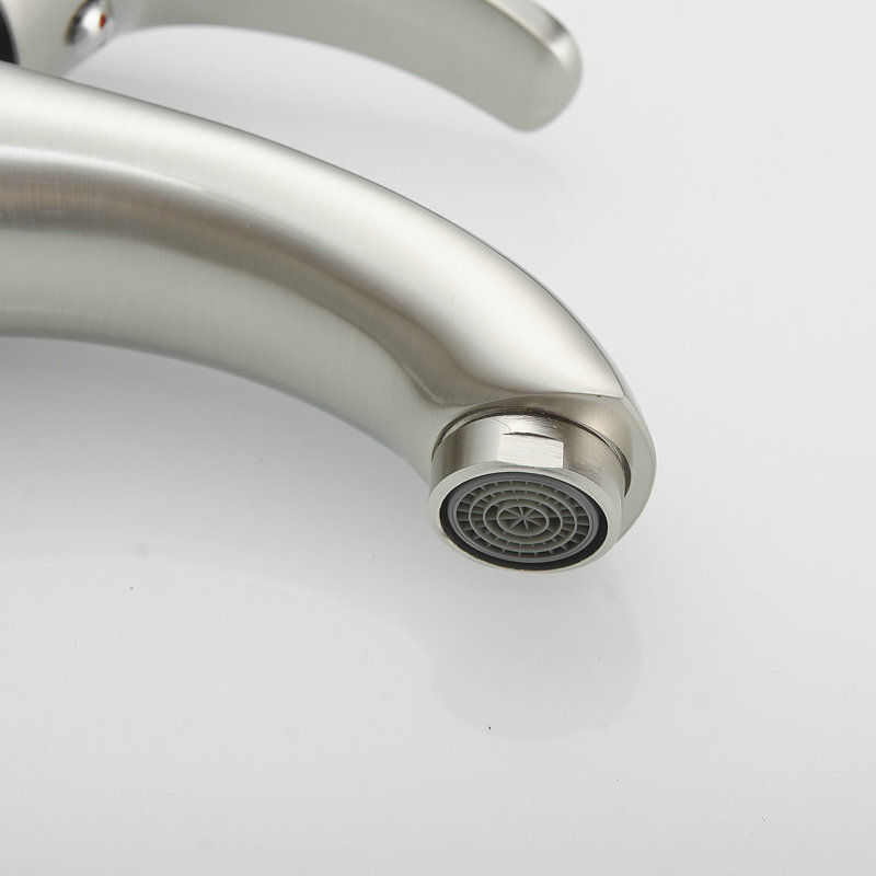 Single-Hole Single-handle Bathroom Faucet, Brushed Nickel