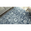 Tapis bleu clair à médaillon bohémien Dazzle-49353183