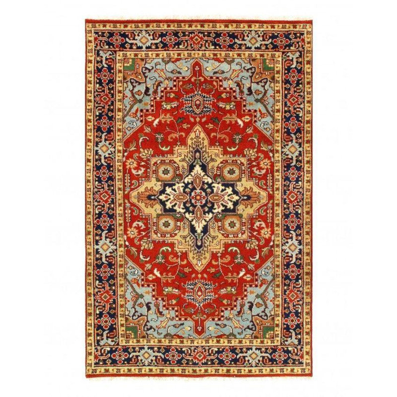 Kerri Oriental Area Rug in Rust